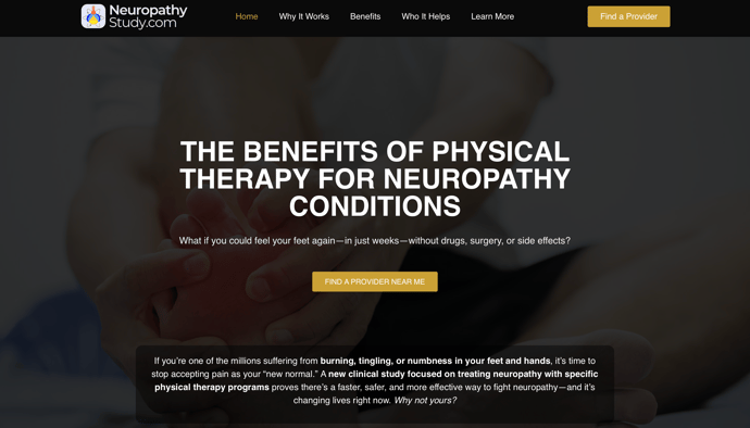 website neuropathy study 