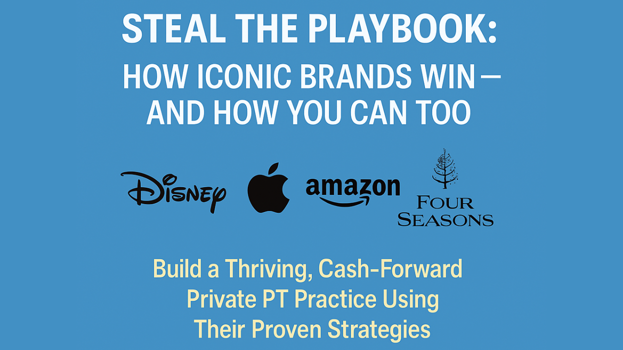 Steal the Playbook - Cash Pay Webinar