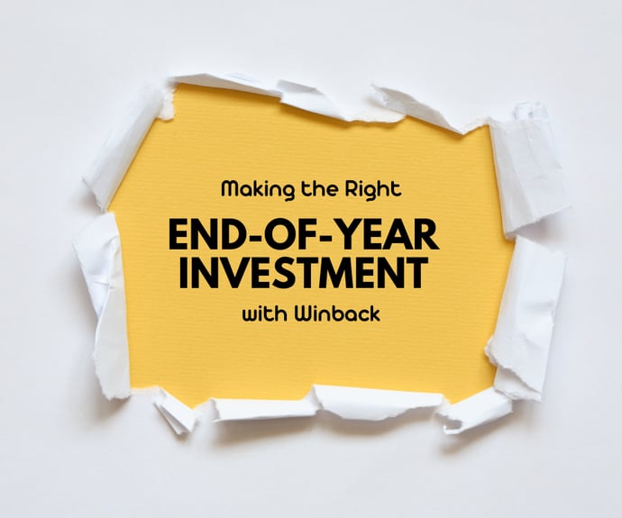 End of Year Winback Investment Section 179