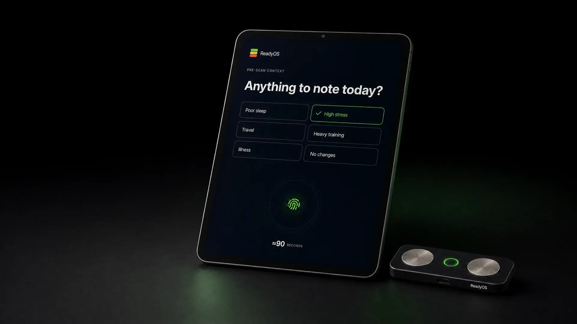 ReadyOS tablet and handheld dual-contact reader