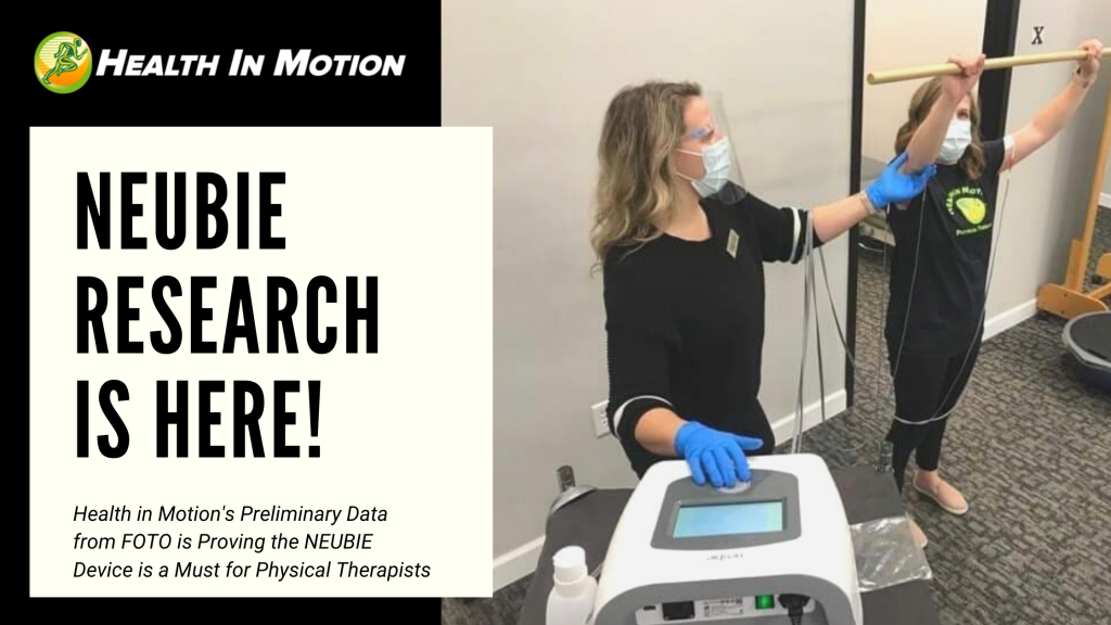 Physical Therapy Clinic’s Preliminary NEUBIE Research Shows ROI